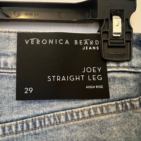 NWT Veronica Beard Joey Straight Leg Jean in Silverwood - Size 29 - Picture 6 of 7